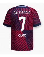 RB Leipzig Dani Olmo #7 Venkovní Dres 2023-24 Krátký Rukáv